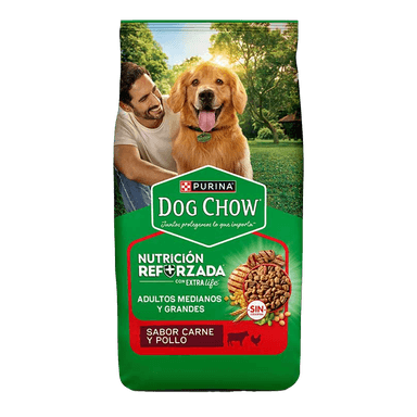 Dog Chow Carne y pollo Adulto medianos y grandes 21kg