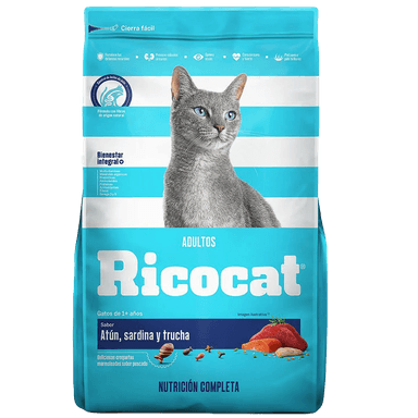 Ricocat Atún, sardina, trucha +1 gatos 9kg